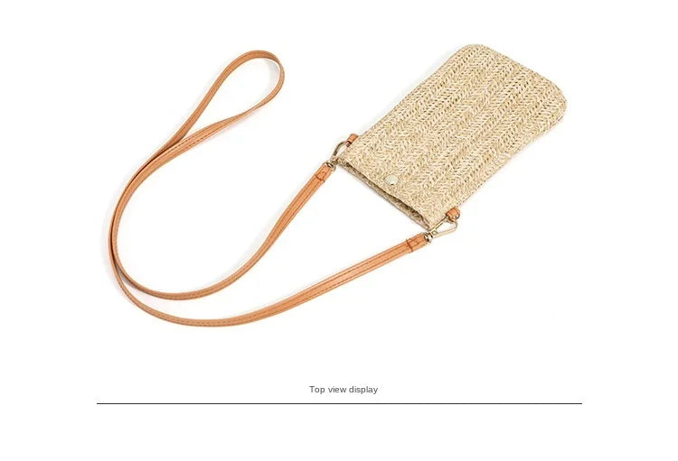 Crossbody Bags for Women Mini Mobile Phone Beach Bag Fashionable Purses and Handbags Luxury Designer Lipstick Bag Satchels - Artigo Importado