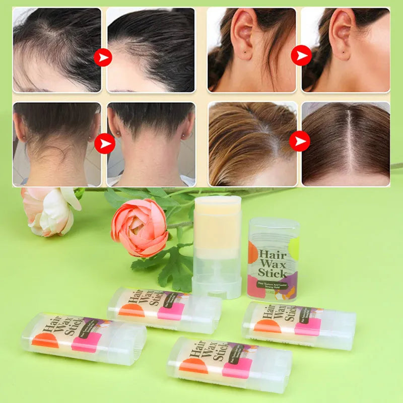 Hair Wax Stick For Laying Down Fly Always 1Pcs 15G Hair Pomade Stick Long-Lasting Hair Styling Wax Stick Easy To Use Tiktok Hot - Artigo Importado