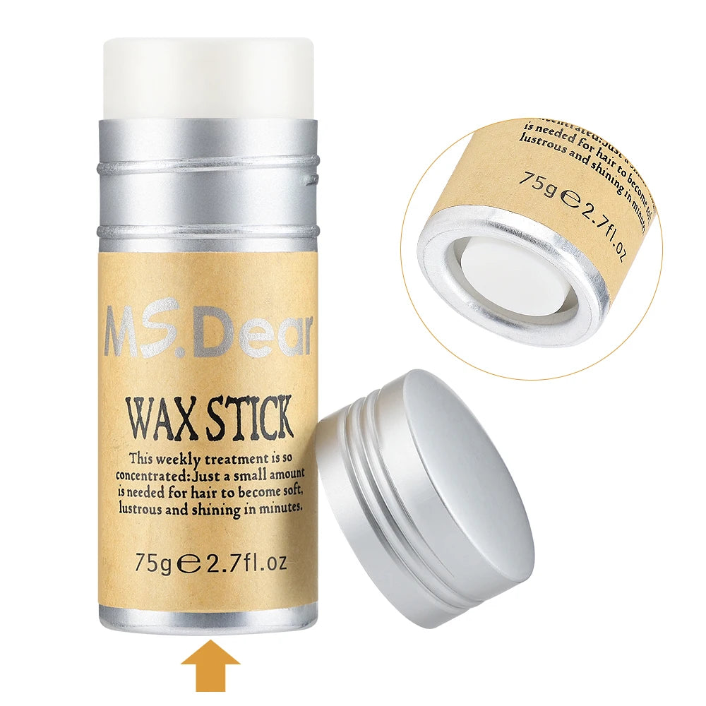 Hair Wax Stick For Wig Professional Hair Wax Stick Gel Cream Non-Greasy Style Hair Wax Stick For Men Women Broken Hair Artifact - Artigo Importado