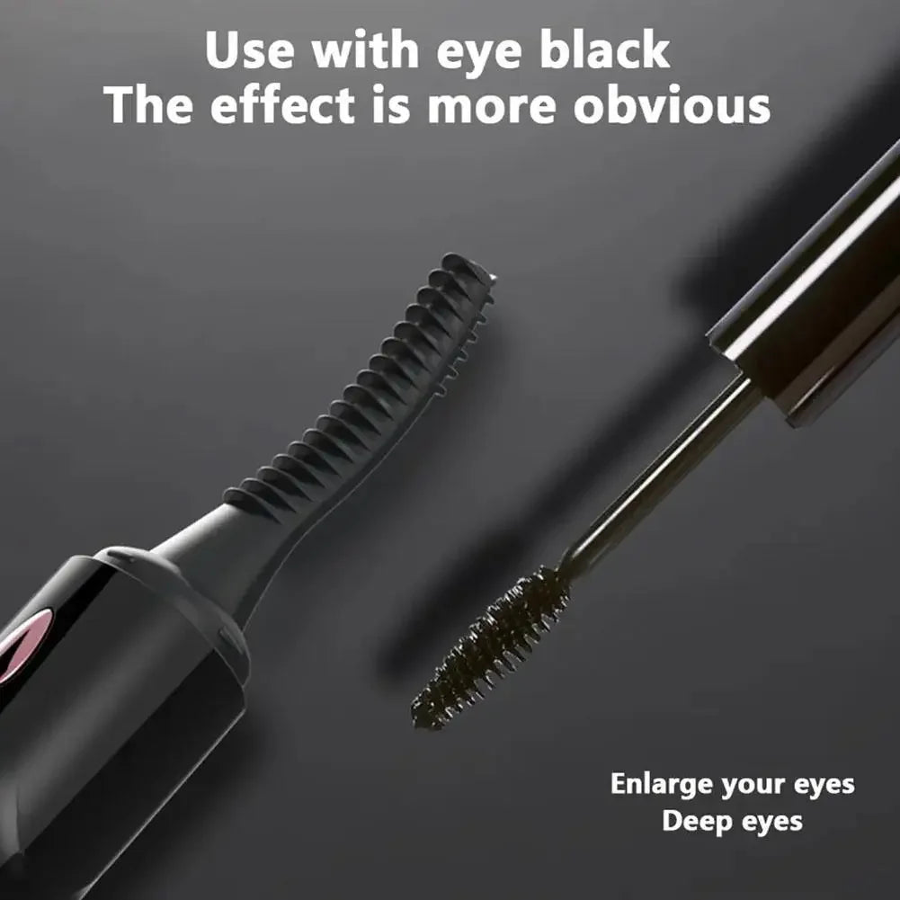 Electric Heated Eyelash Curler USB Rechargeable Eyelashes Curler 4 Mode Quick Heating Natural Curler Long Eyelash Lasting Makeup - Artigo Importado
