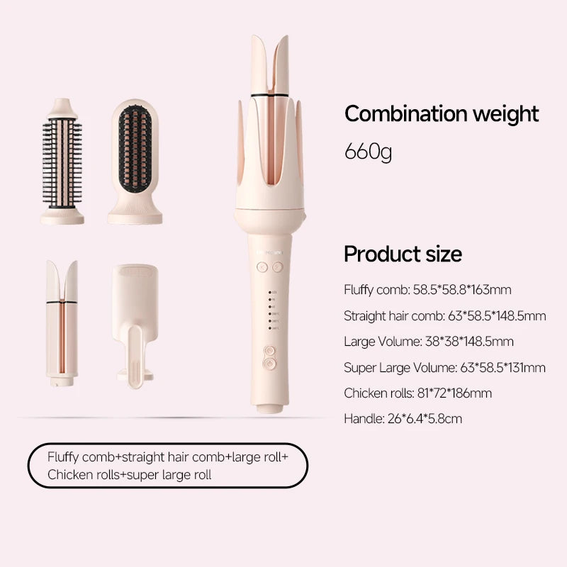 Automatic Hair Curler 32mm Auto Rotating Ceramic Hair Roller Professional Curling Iron Stick 40mm Curling Wand Hair Waver gift - Artigo Importado