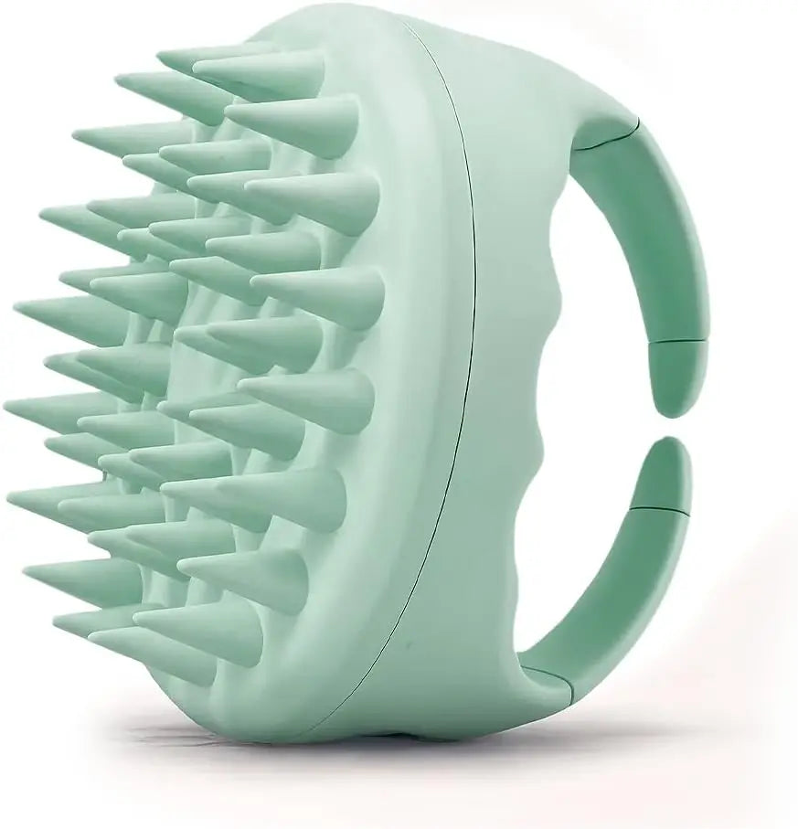 Hair Scalp Massager Shampoo Brush  Scalp Exfoliator for Dandruff Removal for Hair Growth Wet Dry Scalp Exfoliator Brush - Artigo Importado