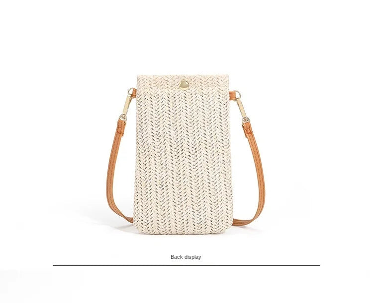 Crossbody Bags for Women Mini Mobile Phone Beach Bag Fashionable Purses and Handbags Luxury Designer Lipstick Bag Satchels - Artigo Importado