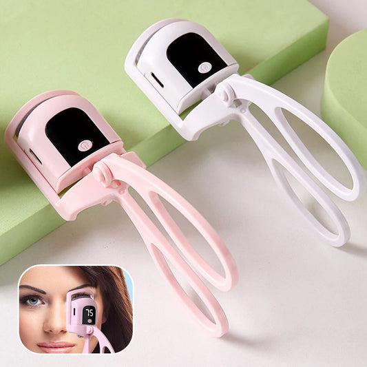 Electric Eyelash Curler Naturally Curled Intelligent Temperature Control Styling Make Up Eyelashes Curl Lasting Lash Curler Tool - Artigo Importado