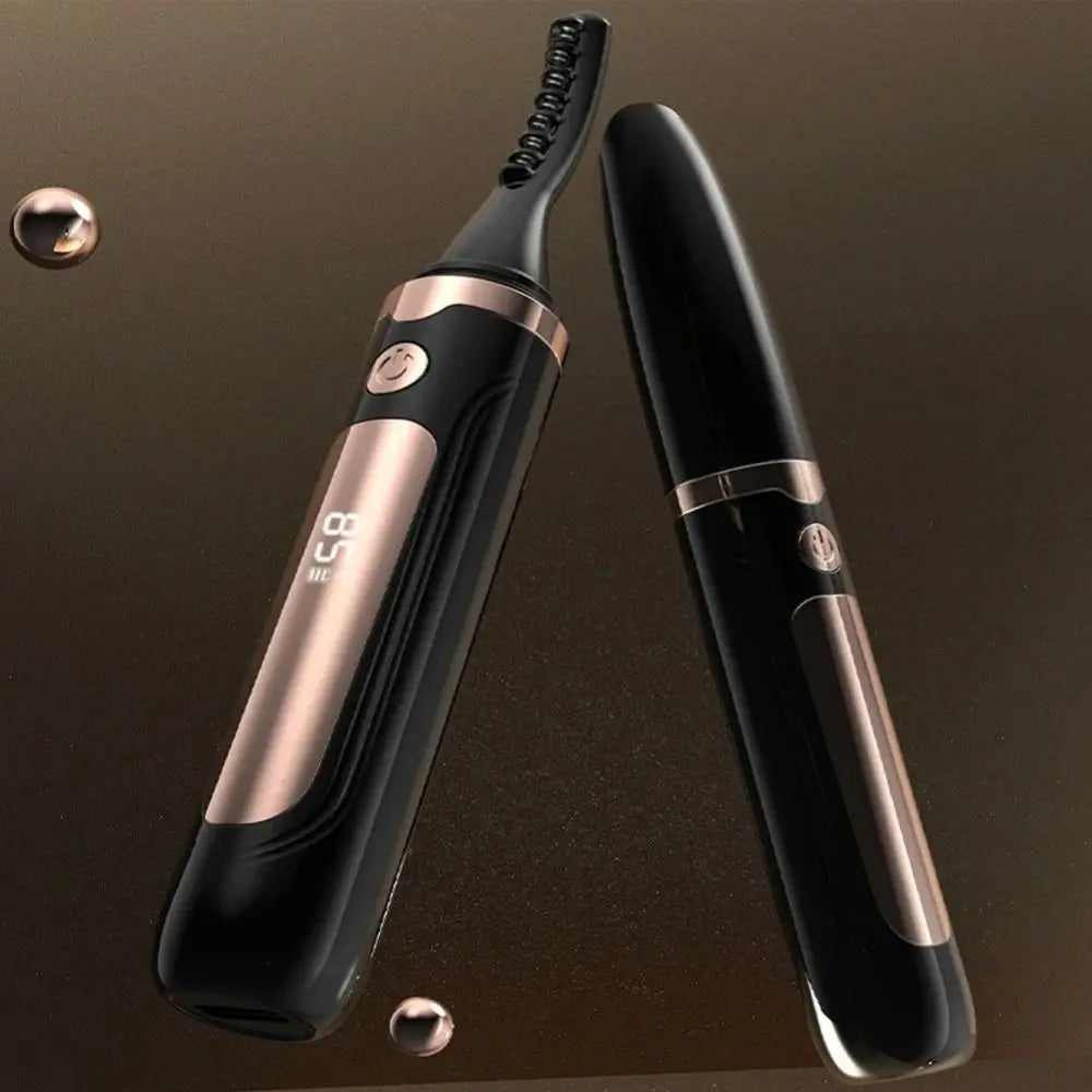 Long Lasting Electric Heated Eyelash Curler Anti-scald 4 Modes Temperature Portable Eyelash Curling Device Natural-Looking - Artigo Importado