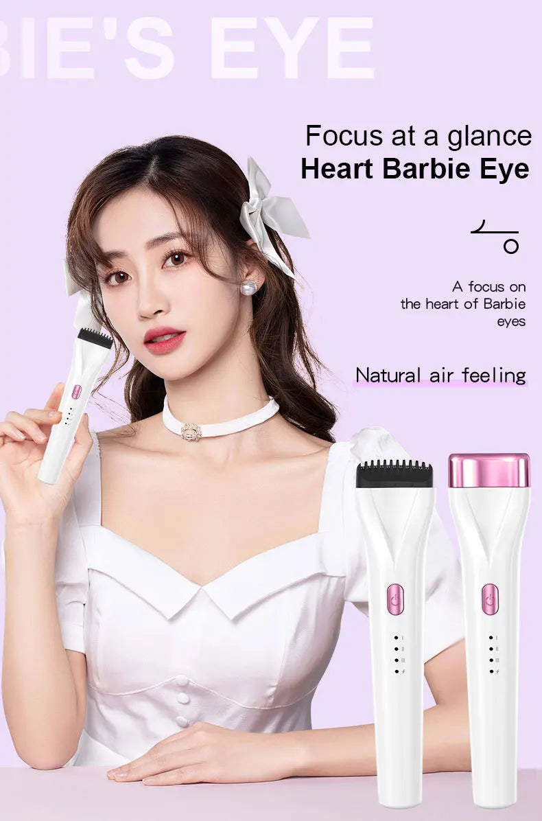 Heated Eyelash Curler Electric 3Modes Eye Lashes Eyelash Grafting Long Lasting Makeup Tools Hot Viewer for hot beulah - Artigo Importado