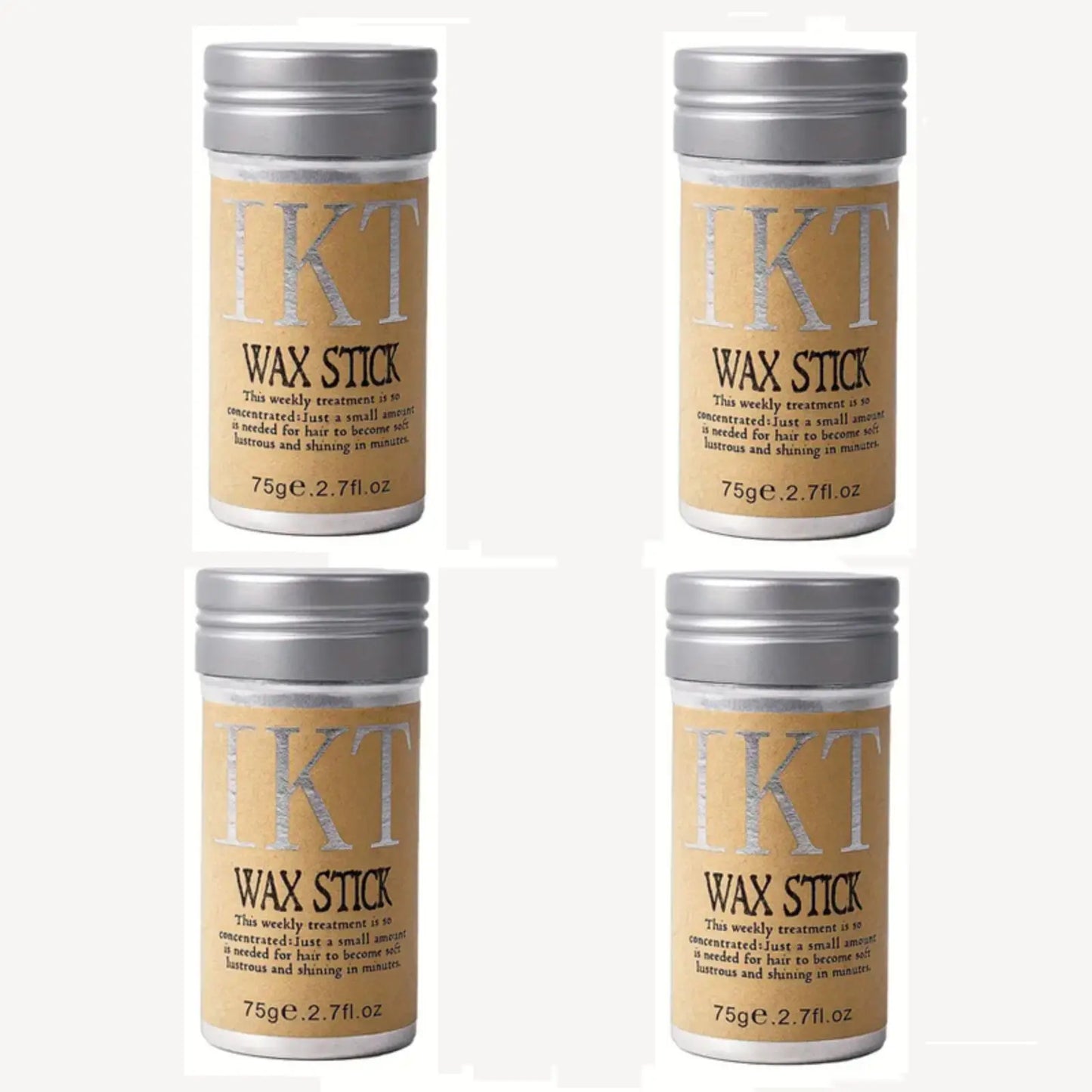 Hair Wax Stick For Kids Women with Slick Back Brushes Gel Pomade for Little Girls Toddler Flyaway Hair Wig Styling Accessories - Artigo Importado