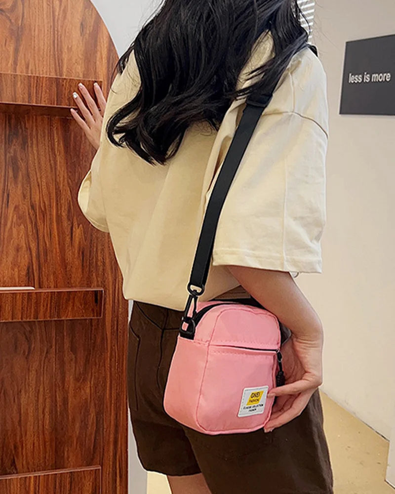 Crossbody Women Bag Fashion Single Shoulder Bags Female Nylon Spring Mini Female Bags Crossbody Women Bags - Artigo Importado
