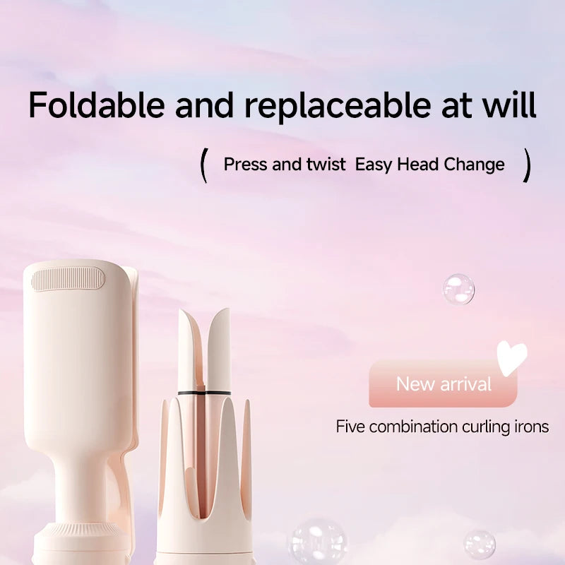 Automatic Hair Curler 32mm Auto Rotating Ceramic Hair Roller Professional Curling Iron Stick 40mm Curling Wand Hair Waver gift - Artigo Importado