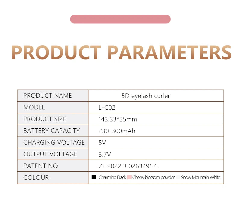 Heat Curling Electric Eyelash Curler Electric Heated Eyelash Grafting Long Lasting Hot Eyelashes - Artigo Importado