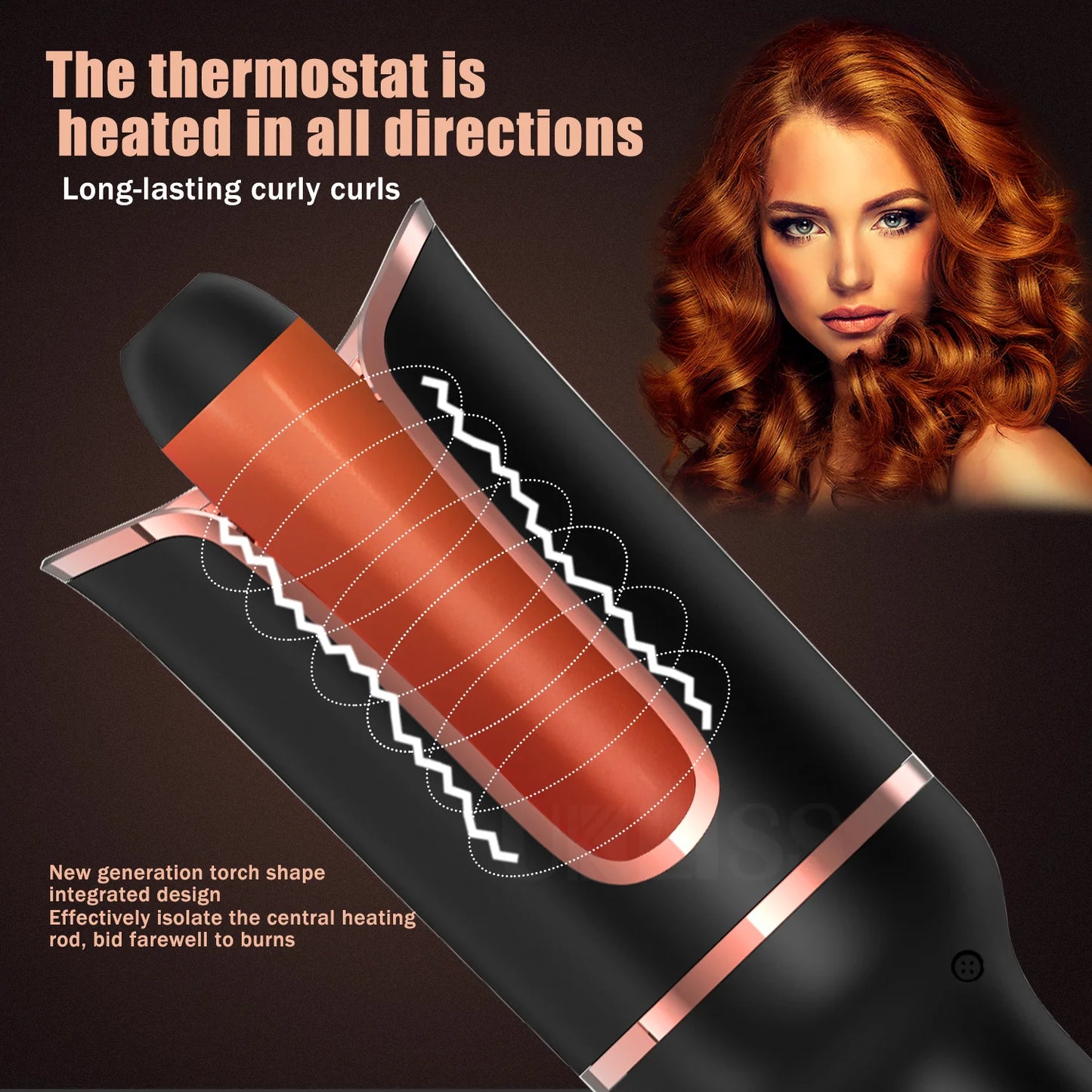 Automatically Hair Curler Automatic Looper Wavy Crimping Curl Tool - Artigo Importado