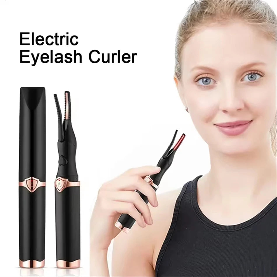 Heated Eyelash Curler for Women Mini USB Rechargeable Finalize Eyelash Tool for Makeup Natural Curling Eye Lashes 2025New - Artigo Importado