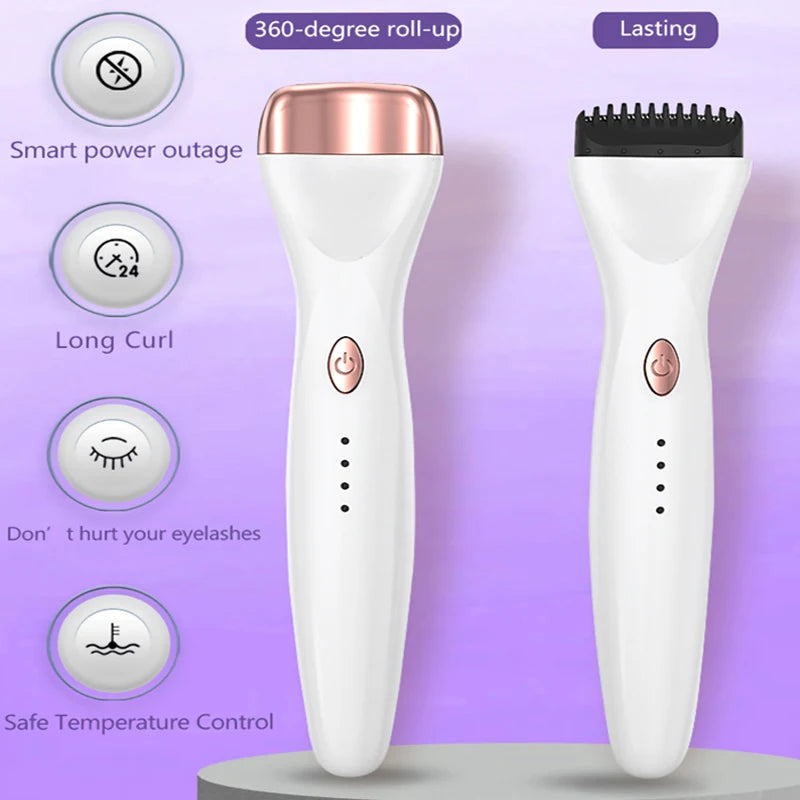 Heat Curling Electric Eyelash Curler Electric Heated Eyelash Grafting Long Lasting Hot Eyelashes - Artigo Importado