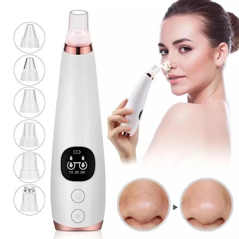 Electric Blackhead Remover Vacuum Acne Cleaner Black Spots Removal Facial Deep Cleansing Pore Cleaner Machine Skin Care Tools - Artigo Importado