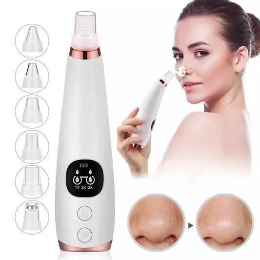 Electric Blackhead Remover Vacuum Acne Cleaner Black Spots Removal Facial Deep Cleansing Pore Cleaner Machine Skin Care Tools - Artigo Importado