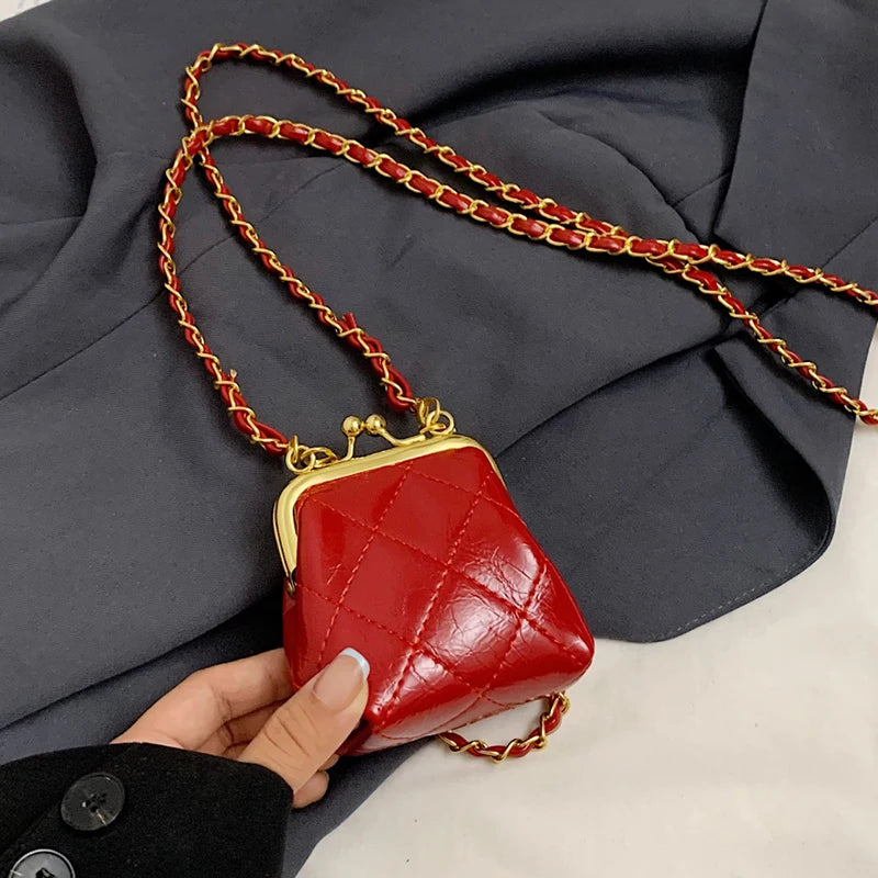 Super Mini Crossbody Bags For Women Designer Bag Luxury Chain Shoulder Coin Mini Purse Cute Clip Lipstick Bag Lady Cute Hobo Bag - Artigo Importado