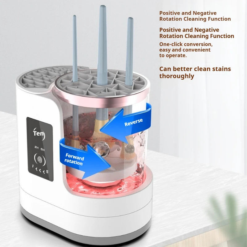 Makeup Brush Cleaner  Electric Drying and Brush-washing A Fully Automatic Cleaning Tool That Doesn't Damage The Bristles - Artigo Importado