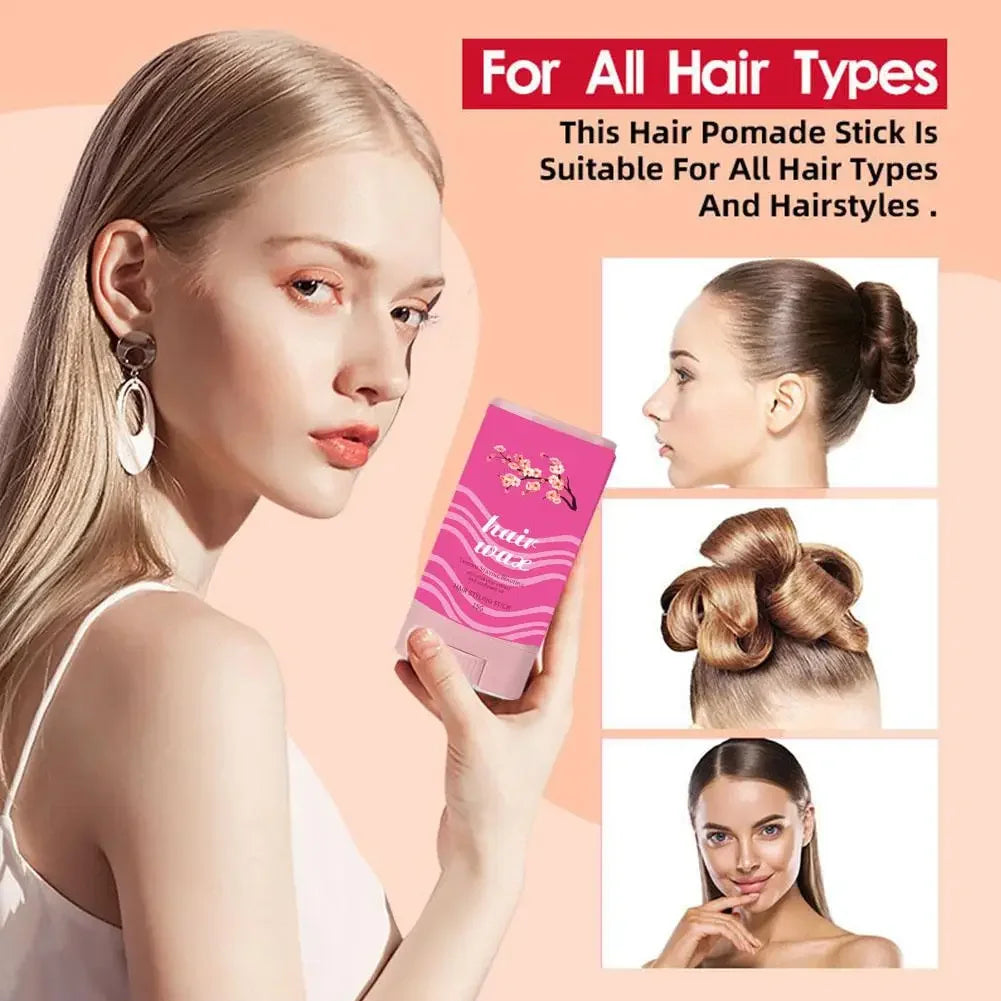 Hair Wax Stick For Wig Professional Hair Wax Stick Gel Cream Non-Greasy Style Hair Wax Stick For Men Women Broken Hair Artifact - Artigo Importado
