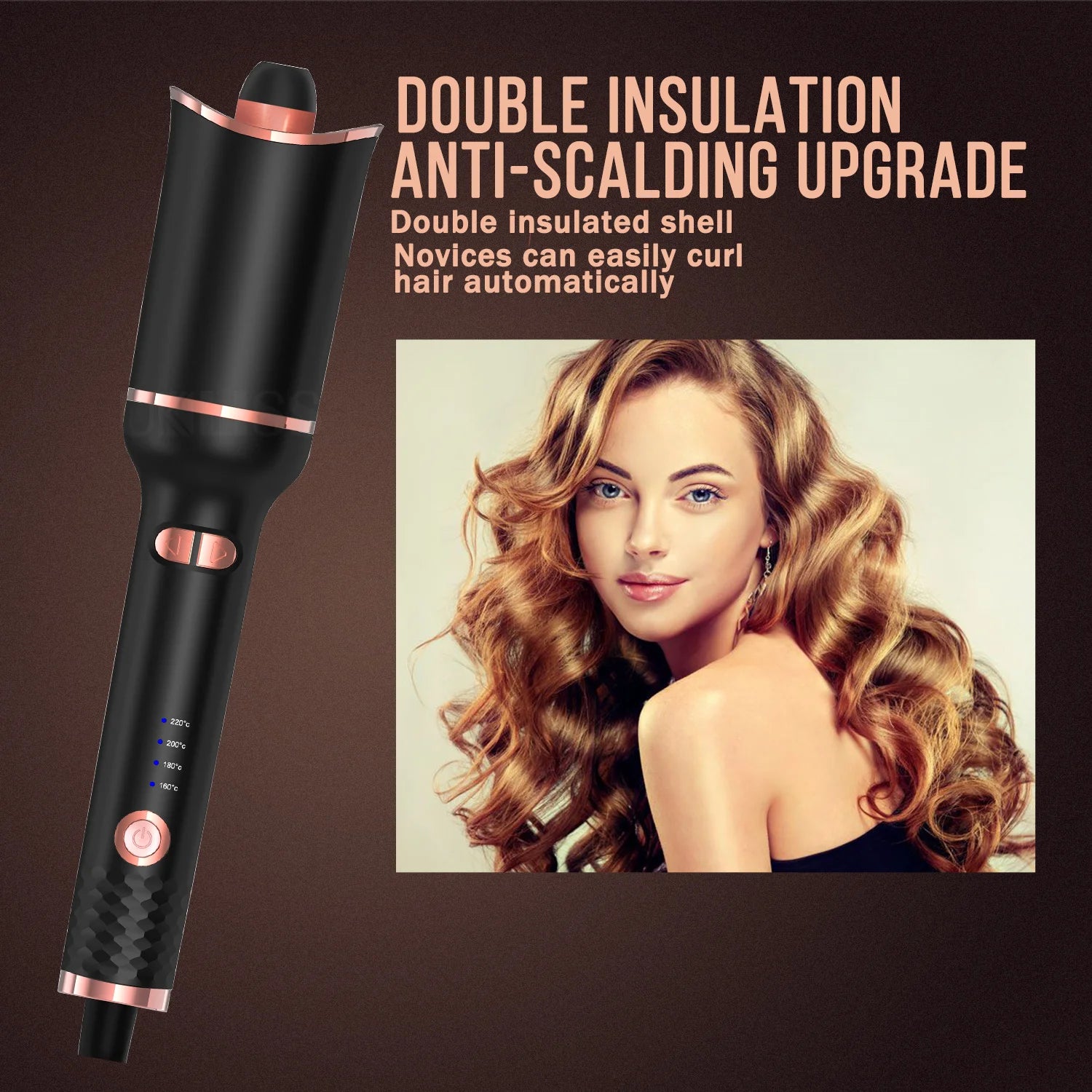 Automatically Hair Curler Automatic Looper Wavy Crimping Curl Tool - Artigo Importado
