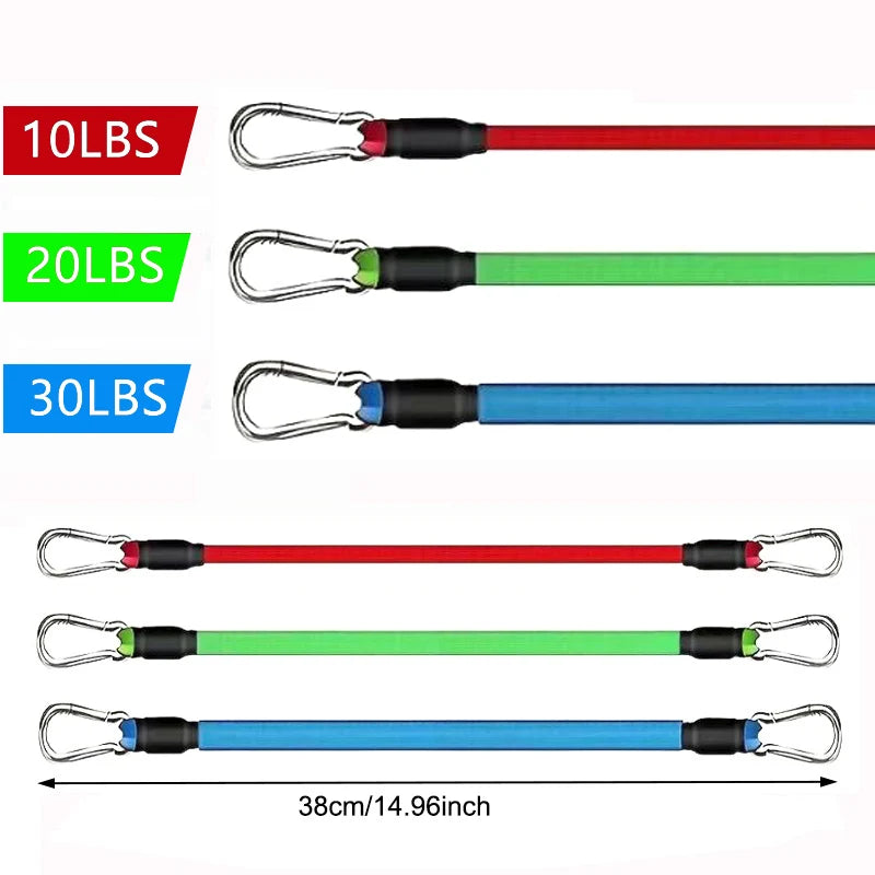 Resistance Band Set Workout Exercise Equipments Ankle Straps Fitness Yoga Elastic Fitness Bands For Home Gym Man And Woman Sport - Artigo Importado