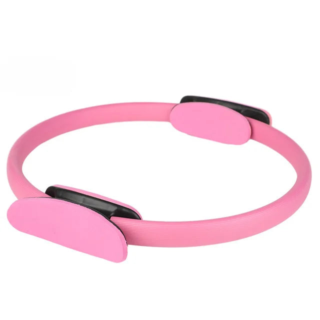 Yoga Pilates Ring Durable Non-Slip Exercise Circle Magic Exercise Circle with Dual Grip for Thigh Pelvic Floor Muscle Training - Artigo Importado
