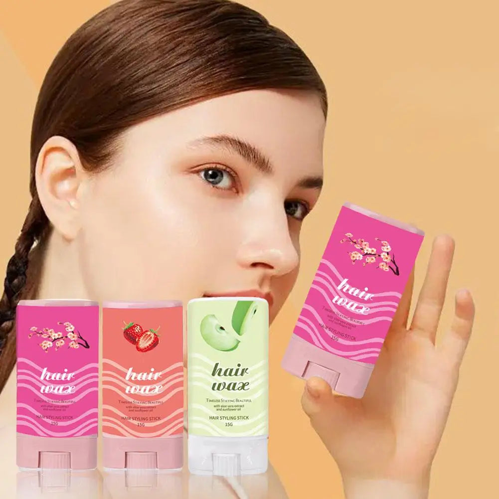 Hair Wax Stick For Wig Professional Hair Wax Stick Gel Cream Non-Greasy Style Hair Wax Stick For Men Women Broken Hair Artifact - Artigo Importado