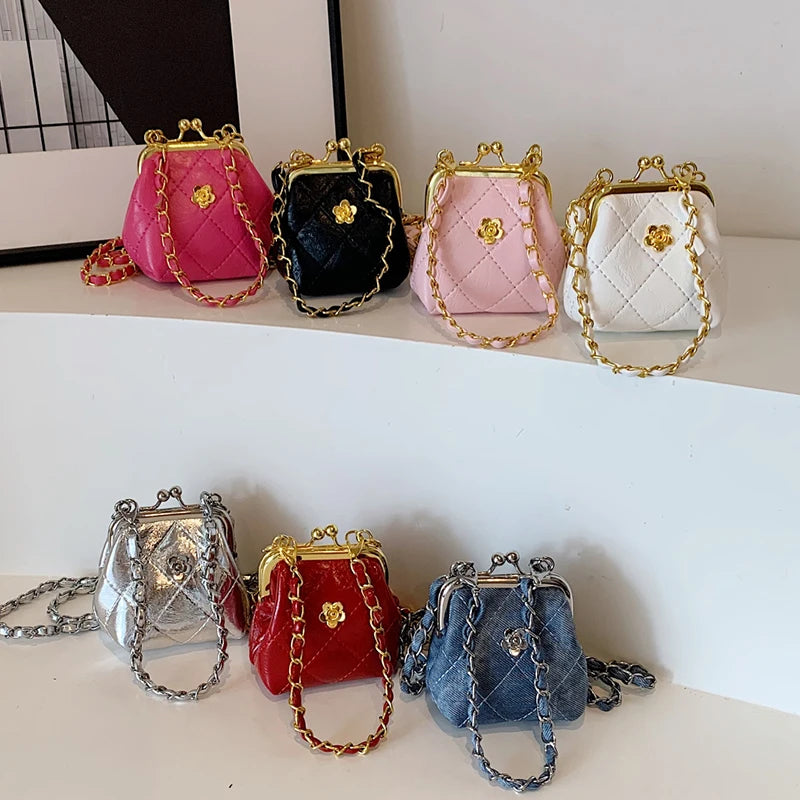 Super Mini Crossbody Bags For Women Designer Bag Luxury Chain Shoulder Coin Mini Purse Cute Clip Lipstick Bag Lady Cute Hobo Bag - Artigo Importado