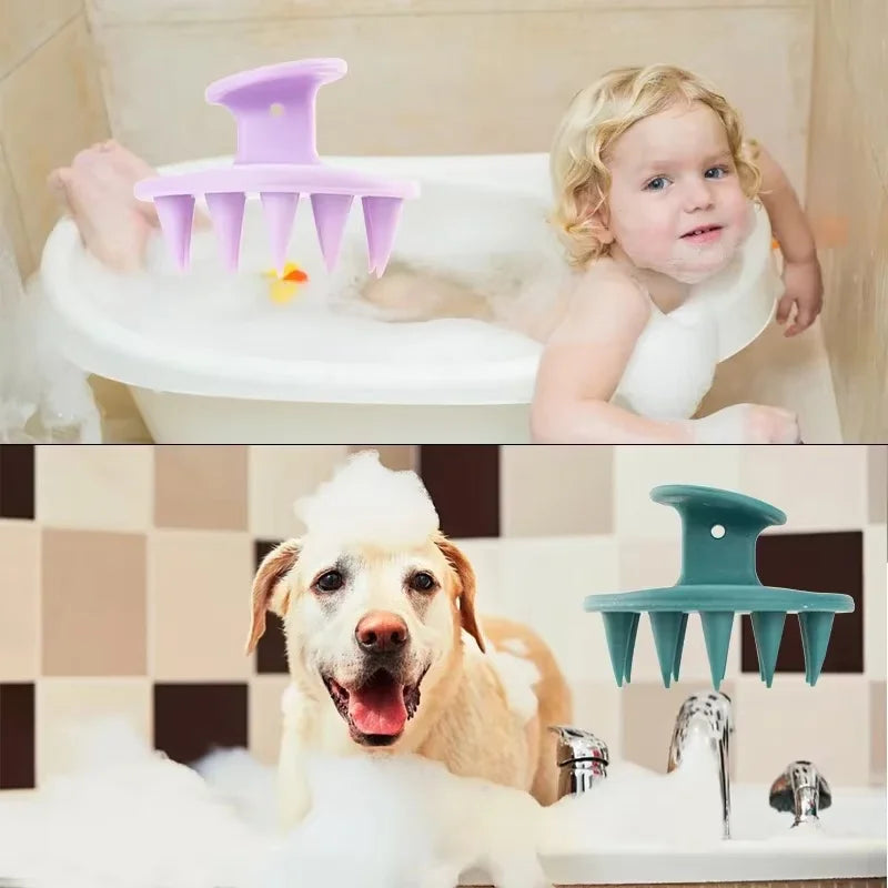 1pcs Hair Brush Scalp Massager for Hair Growth Mold-Free Silicone Scalp Massager Shampoo Brush Scalp Scrubber Exfoliator Tools - Artigo Importado