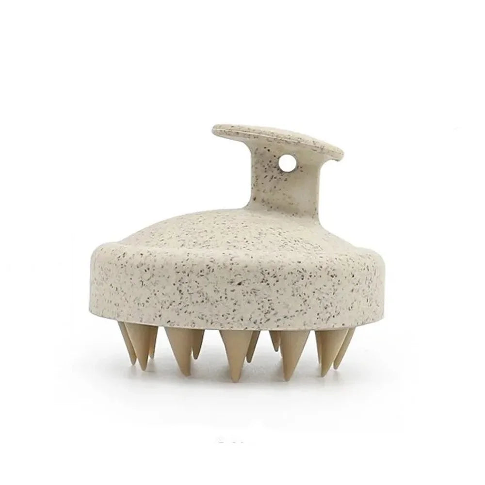 1pc Silicone Shampoo Brush Body Massage Brush Bath Shower Brush Salon Hairdressing Tool Scalp Massage Comb Hair Washing Comb - Artigo Importado