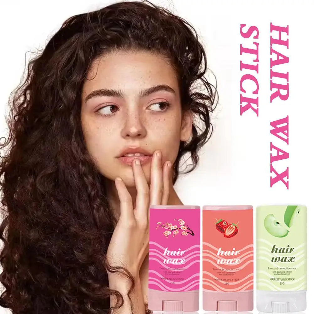 Hair Wax Stick For Wig Professional Hair Wax Stick Gel Cream Non-Greasy Style Hair Wax Stick For Men Women Broken Hair Artifact - Artigo Importado