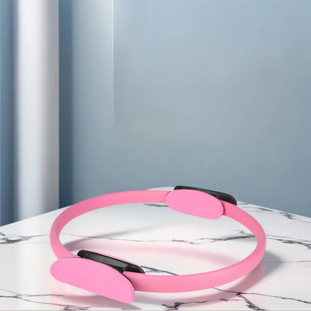 Pilates Ring Fitness Ring Portable Fitness Circle Flexible Resistance Exercise Equipment for Toning Inner & Outer Thighs - Artigo Importado