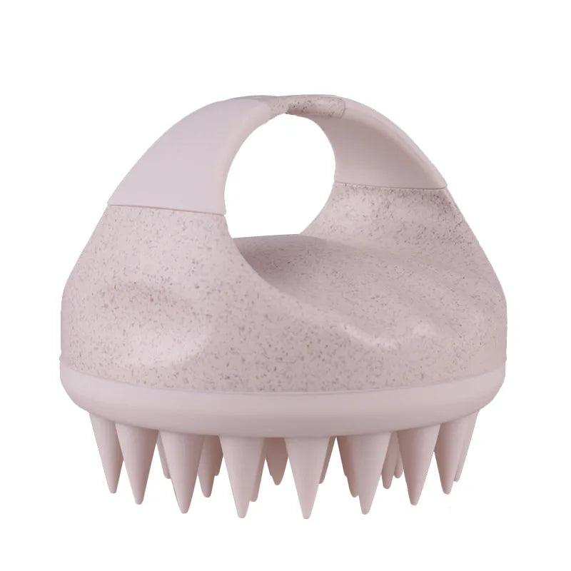 Hair Scalp Massager Shampoo Brush Soft Silicone Shampoo Brush Massage Shampoo Brush Clean Scalp Bath Comb Scalp Beauty Health - Artigo Importado
