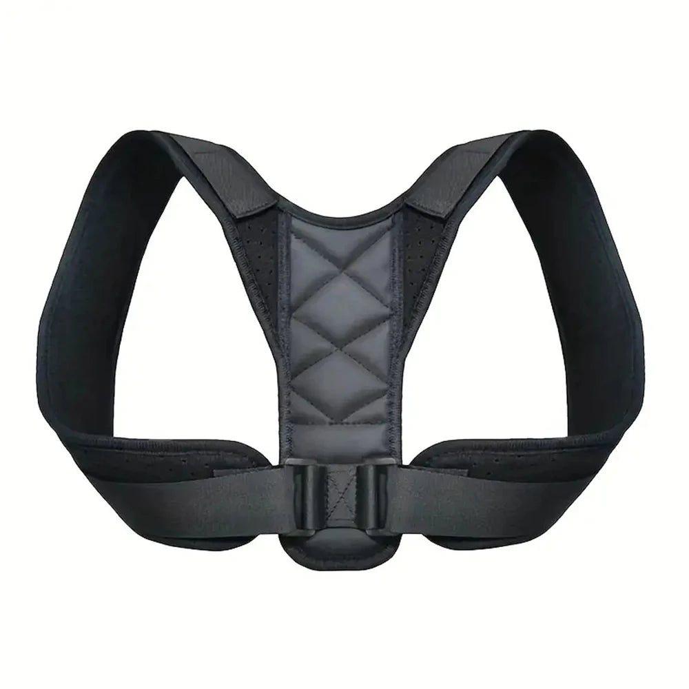 Back Posture Correction Belt Hunchback Corrector Adult Men and Women Sitting Posture Correction Belt Shoulder Straight Back - Artigo Importado