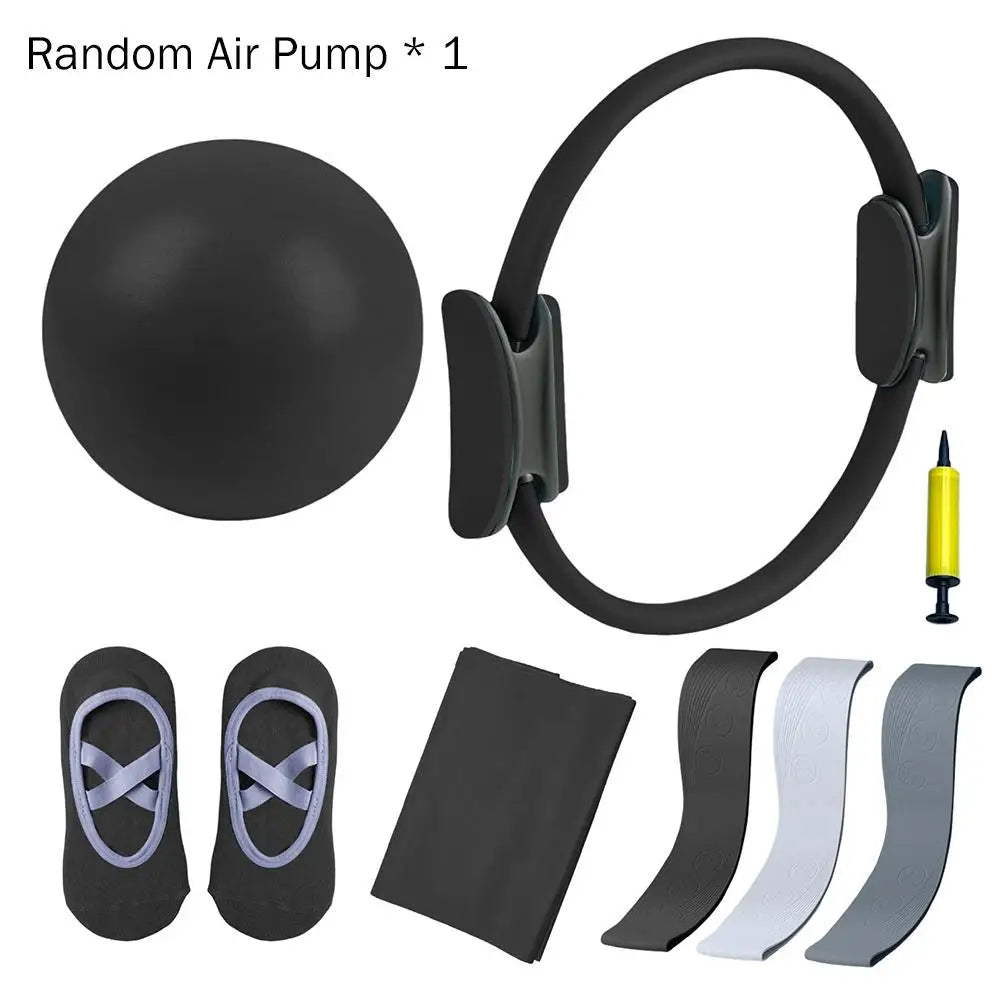 Yoga Fitness Ring Pilates Ring Women Girl Exercise Home Resistance Elasticity Yoga Gym Workout Pilates Circle Yoga Circle ﻿ - Artigo Importado