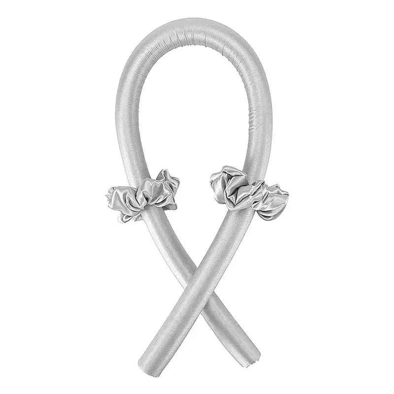 Heatless Curling Rod Headband No Heat Silk Curls Ribbon Hair Rollers Sleeping Soft Headband Lazy Hair Curlers Hair Styling Tools - Artigo Importado