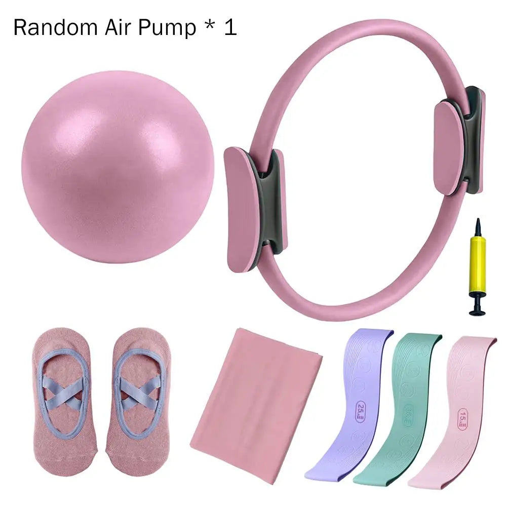 Yoga Fitness Ring Pilates Ring Women Girl Exercise Home Resistance Elasticity Yoga Gym Workout Pilates Circle Yoga Circle ﻿ - Artigo Importado