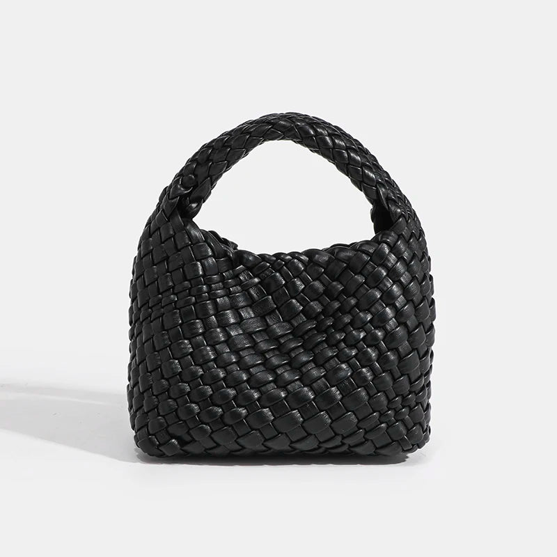 2025 Mini Women's crossbody Handbag Fashion Bag Hand-woven Crossbody Bags  Small Size For Women Woven Tote Bag - Artigo Importado