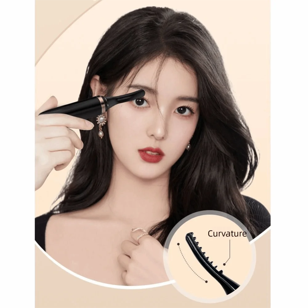 Long Lasting Electric Heated Eyelash Curler Anti-scald 4 Modes Temperature Portable Eyelash Curling Device Natural-Looking - Artigo Importado