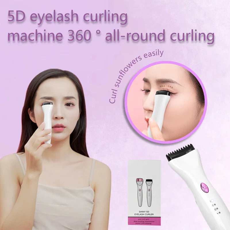 Heat Curling Electric Eyelash Curler Electric Heated Eyelash Grafting Long Lasting Hot Eyelashes - Artigo Importado
