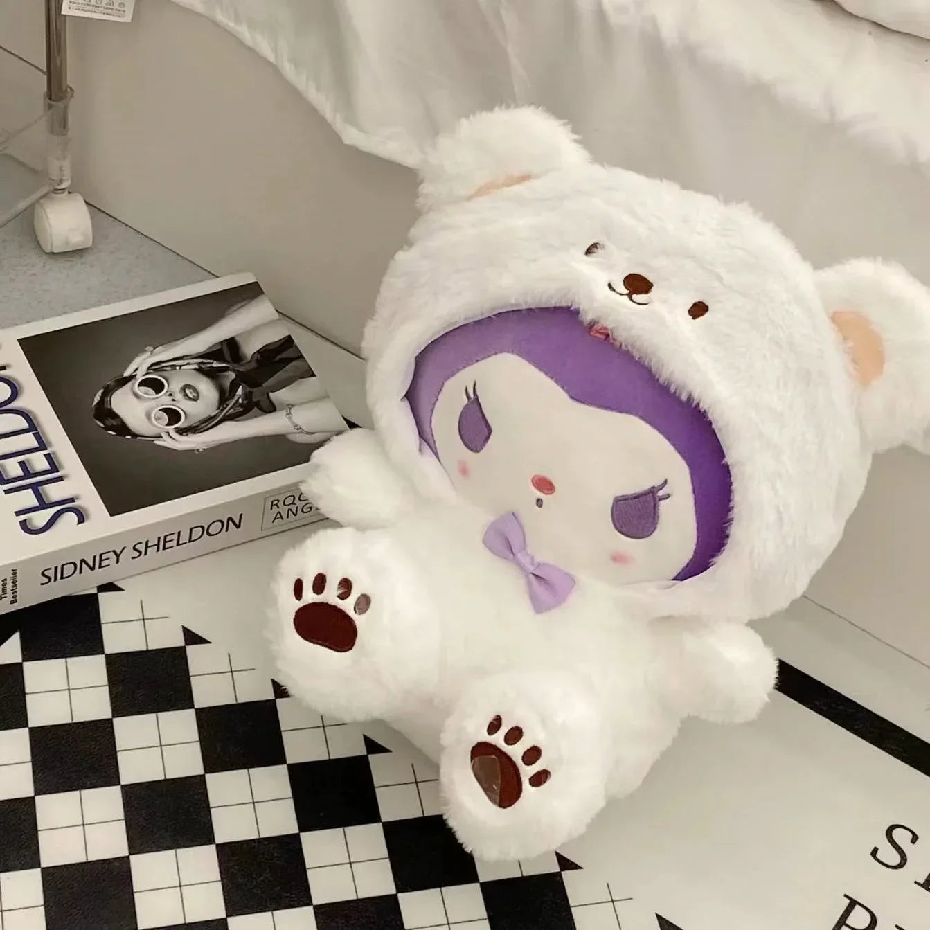 Sanrio Plush Kawaii Sanrio Kuromi My Melody Cinnamoroll Plush Toys Doll Pillow Anime Cartoon Kids Gifts Room Decoration Dolls.** - Artigo Importado