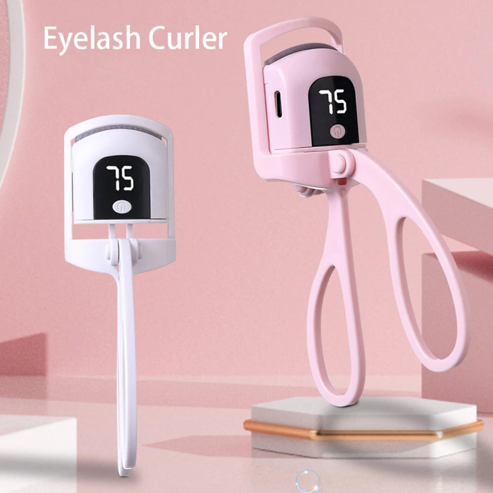 Electric Eyelash Curler Naturally Curled Intelligent Temperature Control Styling Make Up Eyelashes Curl Lasting Lash Curler Tool - Artigo Importado