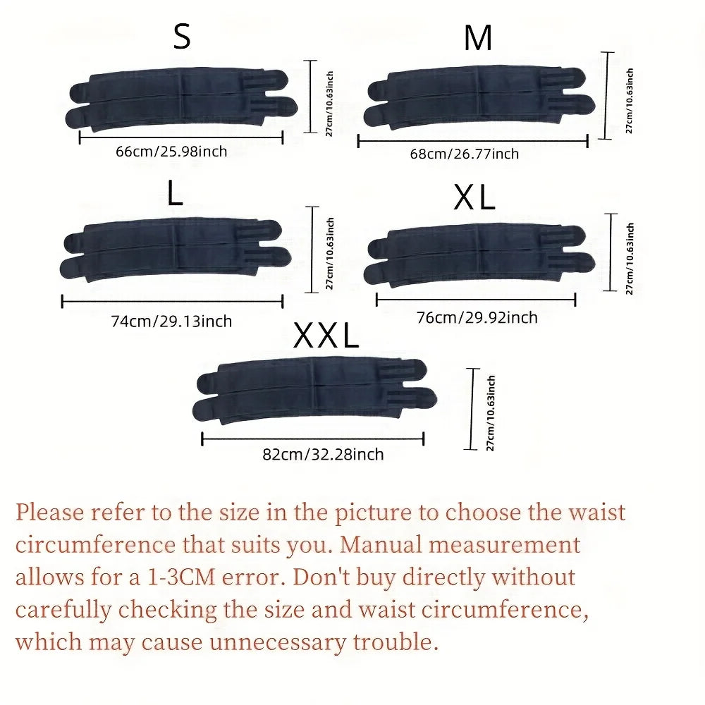 1pc Waist Trainer Slimming Body Shaper Fitness Belt Weight Loss Fat Burning Sport Girdle Sweat Trimmer Workout Cincher Shapewear - Artigo Importado