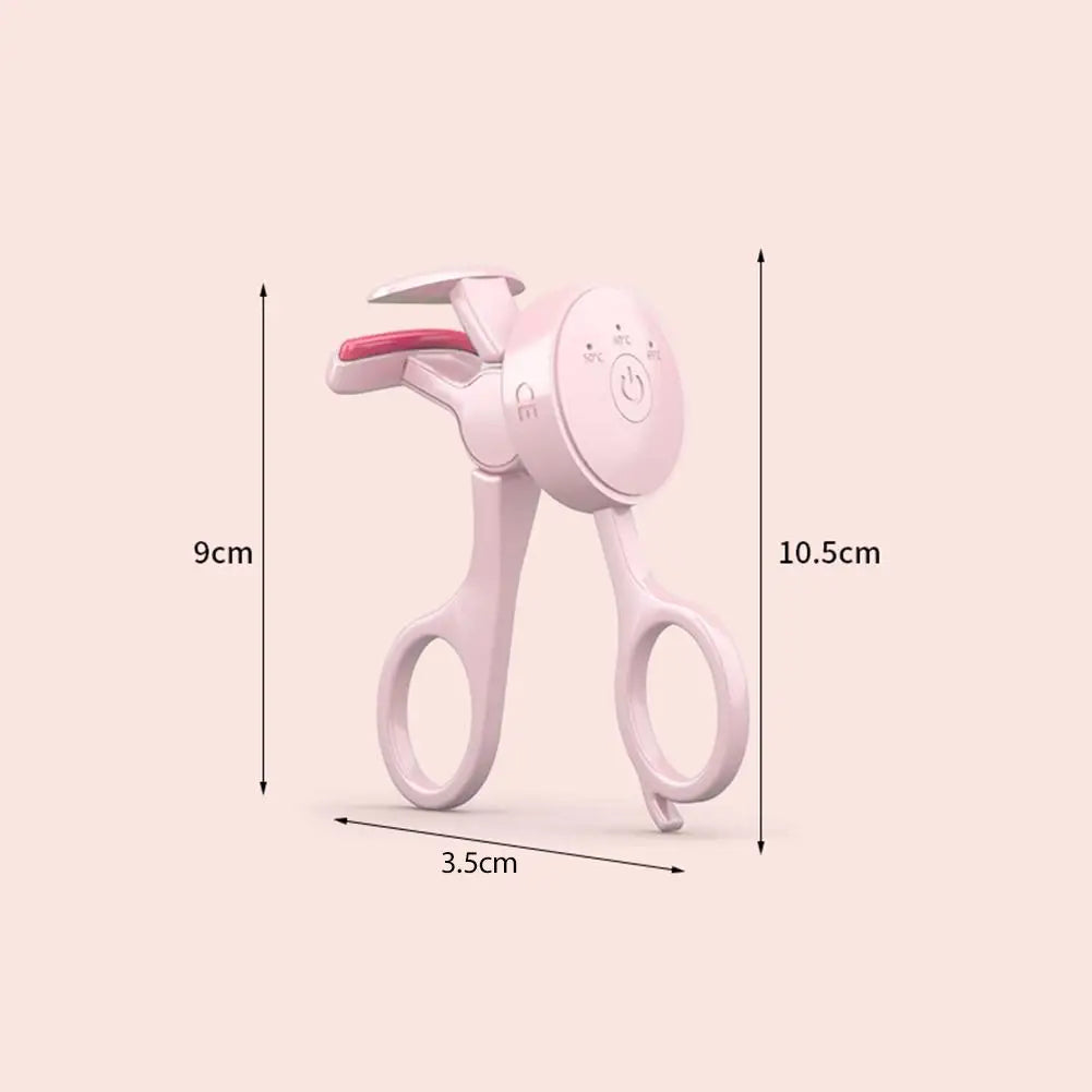 Electric Heated Eyelash Curler New Fast Heating Electric Eyelash Curler Shaping And Lasting Curling Eyelash Clip Tool - Artigo Importado