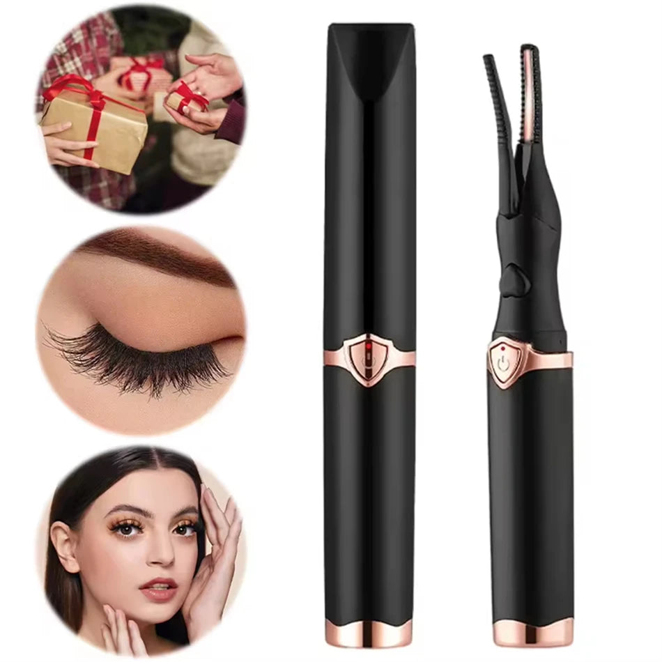 Heated Eyelash Curler for Women Mini USB Rechargeable Finalize Eyelash Tool for Makeup Natural Curling Eye Lashes 2025New - Artigo Importado
