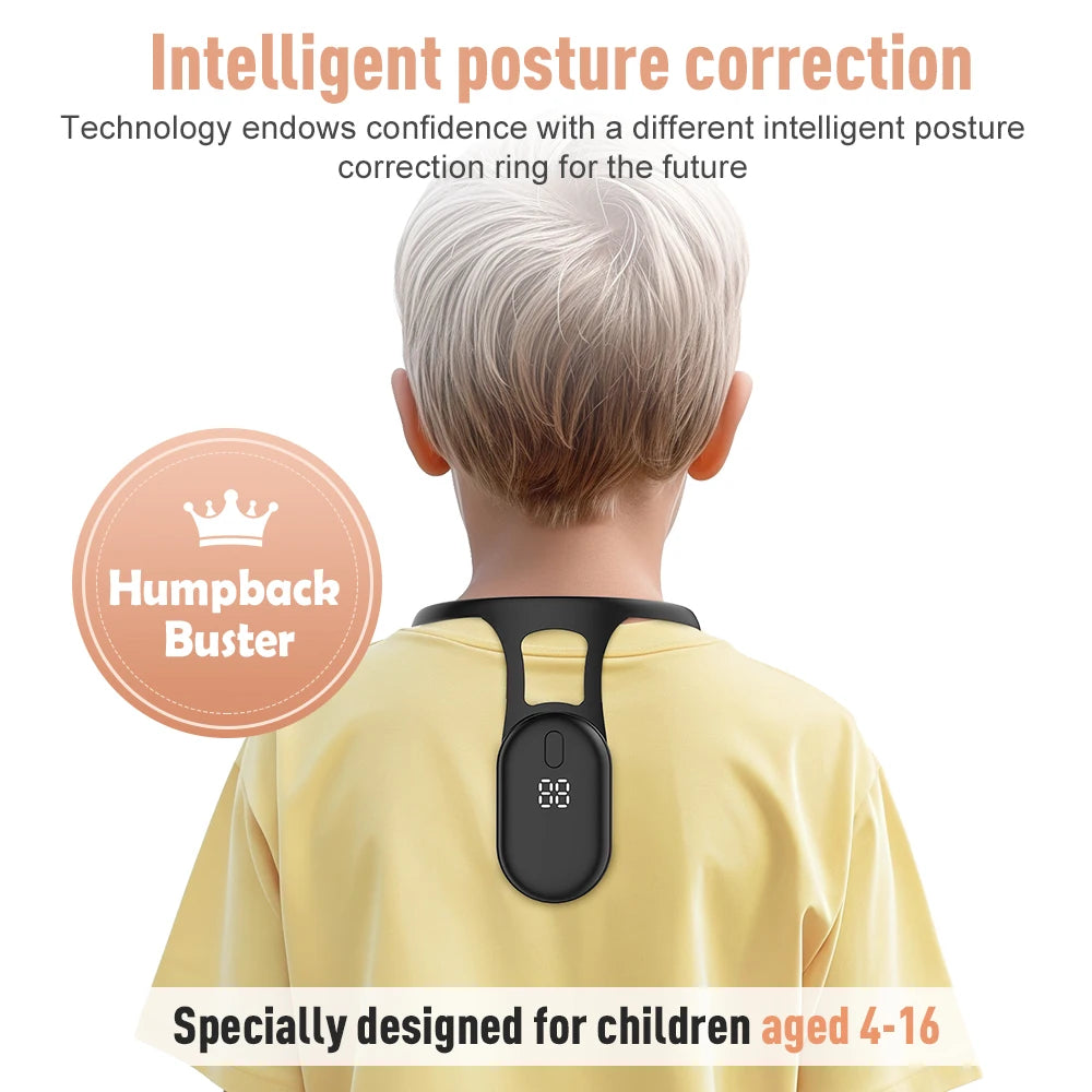 Back Posture Corrector Posture Correction Improve Hunchback Back and Shoulder Relax Time Vibration Reminder for Adults & Kids - Artigo Importado