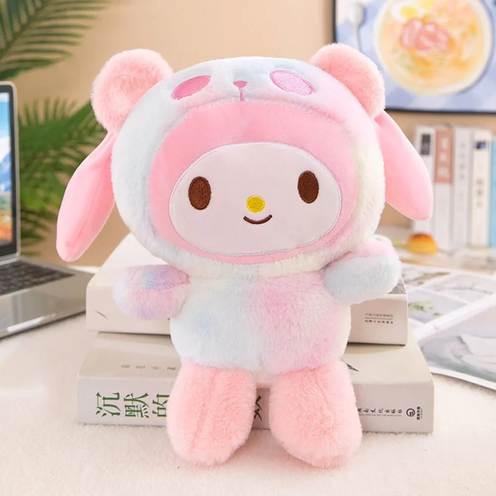Sanrio Plush Kawaii Sanrio Kuromi My Melody Cinnamoroll Plush Toys Doll Pillow Anime Cartoon Kids Gifts Room Decoration Dolls.** - Artigo Importado