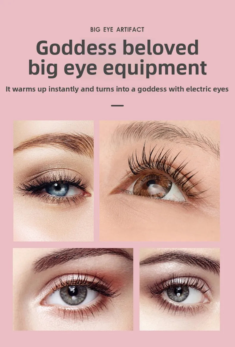 Portable Heated Electric Women Stereotypes Eyelash Curler USB Rechargeable Long Lasting Eyelash Curler Quick Heated Beauty Tools - Artigo Importado