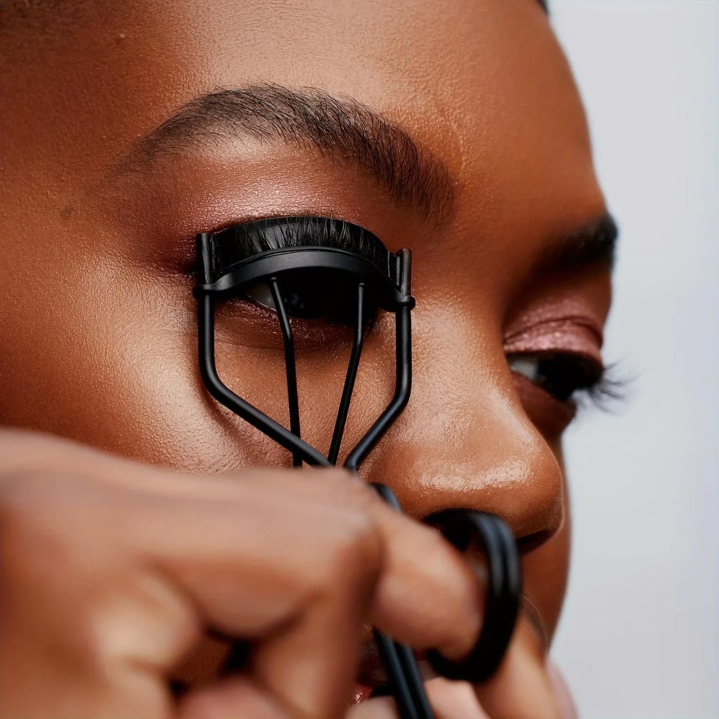 Professional Makeup Tools Eyelash Curler Clis Curler Woman Circle Eyelash Risers Fold Heated Eyelashes Creeper Enhancer - Artigo Importado