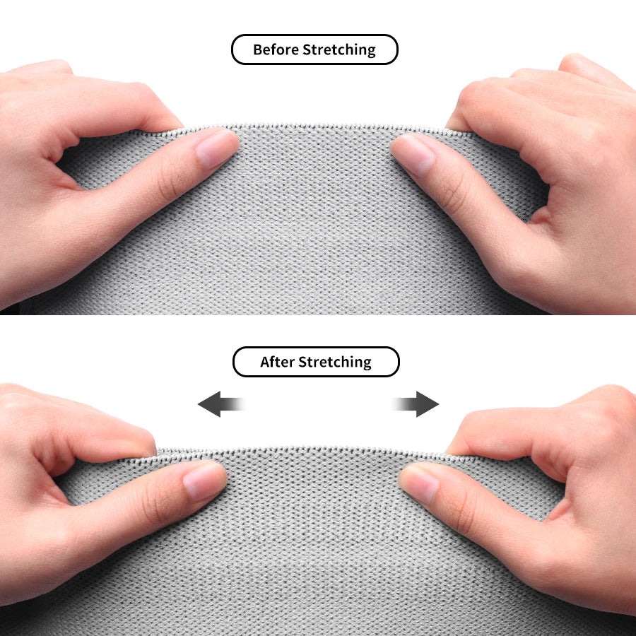 Fabric Resistance Hip Booty Bands Glute Thigh Elastic Workout Bands Squat Circle Stretch Fitness Strips Loops Yoga Gym Equipment - Artigo Importado