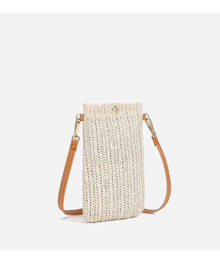 Crossbody Bags for Women Mini Mobile Phone Beach Bag Fashionable Purses and Handbags Luxury Designer Lipstick Bag Satchels - Artigo Importado